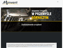 Tablet Screenshot of minvent.pl